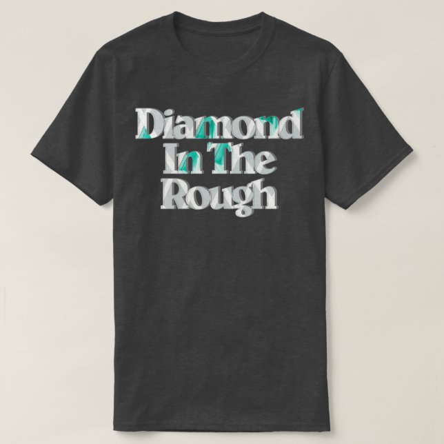 Diamant im Rohbau T-Shirt (Design vorne)