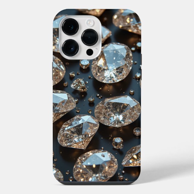 Diamant-iPhone-Hülle sieht aus wie echter Diamant  iPhone Hülle (Rückseite)