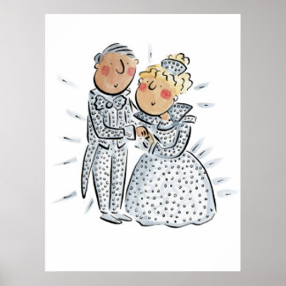 Diamant-Jahrestag Poster