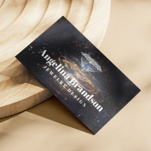 Diamant Jeweler Crystal Jewelry Designer Visitenkarte