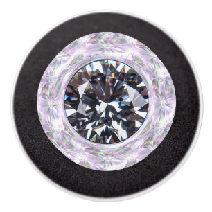Diamant-Juwel-Edelstein Keramikknauf