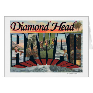 Diamant-Kopf, Hawaii - große Buchstabe-Szenen