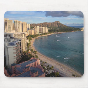 Diamant-Kopf, Waikiki Strand, Hawaii Mousepad