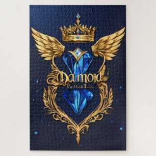 Diamant-Logo-Puzzle   Luxus-Kristall-Diamant-Jigsa Puzzle