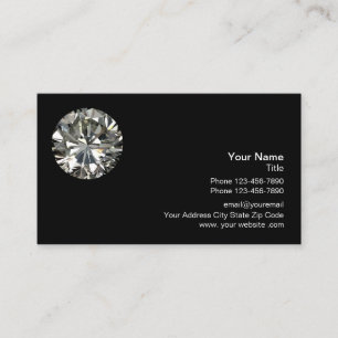 Diamant-Logo-Vorlage Visitenkarte