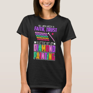 Diamant-Malspass für Künstler und Kunstfans T-Shirt