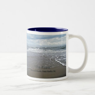 Diamant-Massen "der Punkt" OBX North Carolina Zweifarbige Tasse
