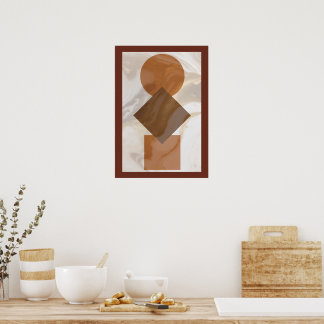 Diamant-Medaille Poster