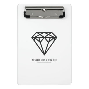 Diamant Mini Klemmbrett