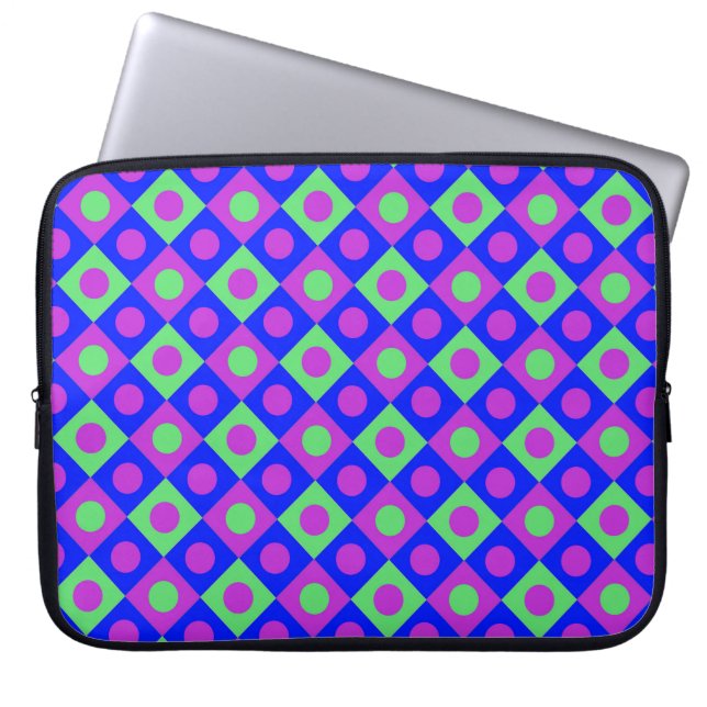 Diamant Muster #117 Laptopschutzhülle (Vorderseite)