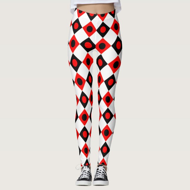 Diamant-Muster #95 Leggings (Vorderseite)
