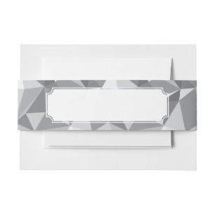 Diamant-Muster - abstraktes Polygon Einladungsbanderole