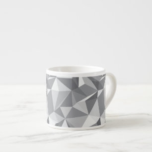 Diamant-Muster - abstraktes Polygon Espressotasse