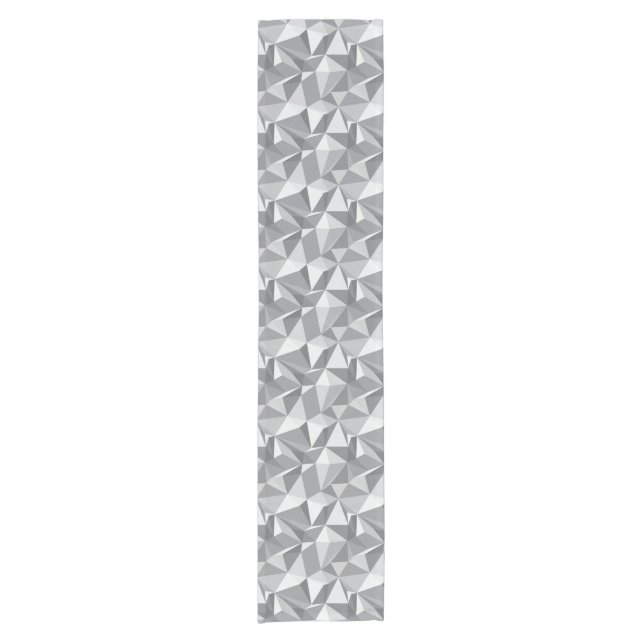 Diamant-Muster - abstraktes Polygon Kurzer Tischläufer (Vorderseite)