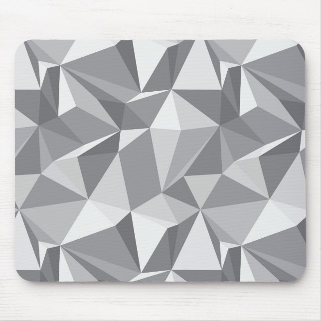 Diamant-Muster - abstraktes Polygon Mousepad (Vorne)