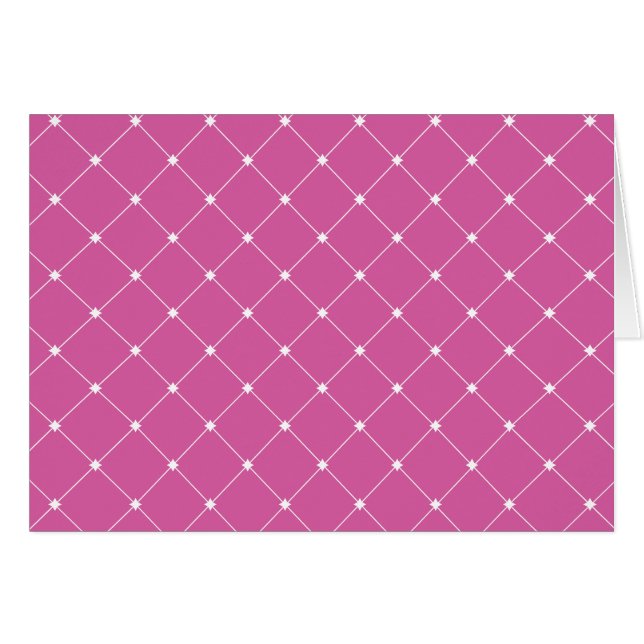 Diamant-Muster-Karte (Vorderseite (Horizontal))