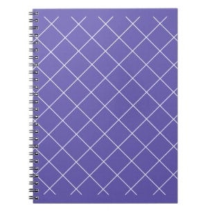 Diamant-Muster lila Notizblock