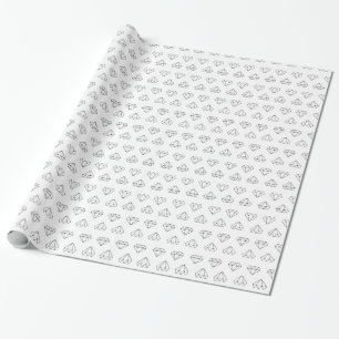 Diamant-Muster-Packpapier Geschenkpapier