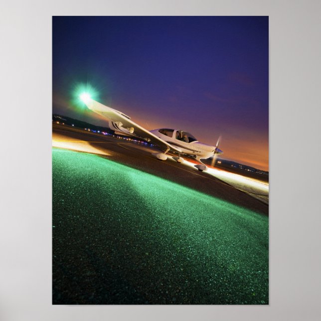 Diamant-Nachtflug Poster (Vorne)