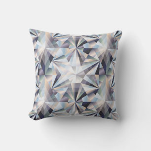 Diamant nahtloser Hintergrund, Vintage Abbildung Kissen