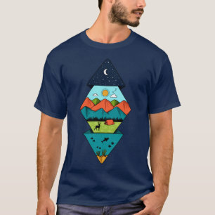 Diamant Natur T-Shirt