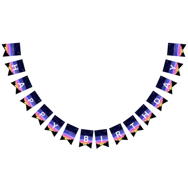 Diamant Night Bunting Fahnen Wimpelkette (Alle)