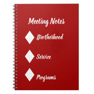 Diamant-Notebook   Mahogany Vida Notizblock