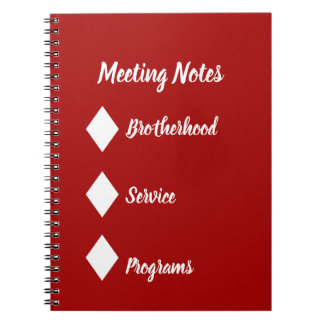 Diamant-Notebook | Mahogany Vida Notizblock