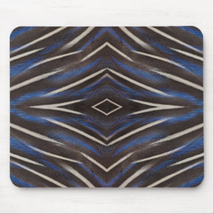 Diamant-Perlhühner Federdesign Mousepad