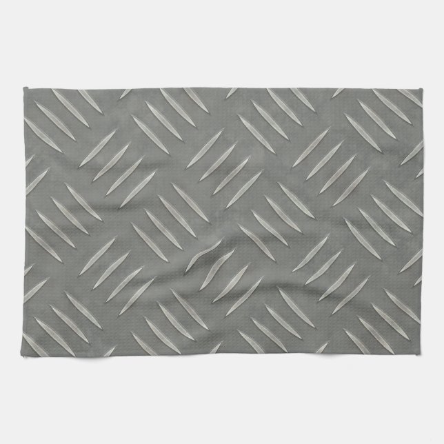 Diamant-Platten-Edelstahl gemasert Handtuch (Horizontal)