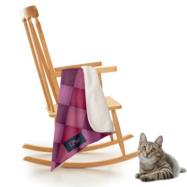 Diamant Quilt - Pinks und Purples - fügen Sie Init Sherpadecke (Von Creator hochgeladen)