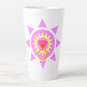 Diamant Ring Milchtasse
