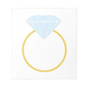 Diamant Ring Notizblock