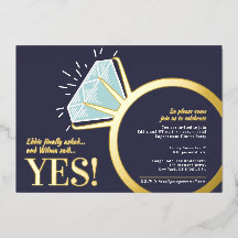 Diamant-Ringgrafik-Foto der Einsatzpartei