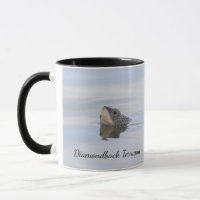 Diamant-Rücken-Schildkröte-Gesicht-Mug