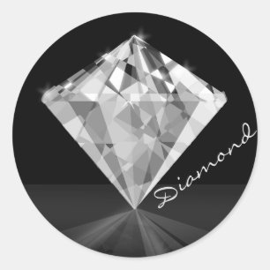 Diamant Runder Aufkleber