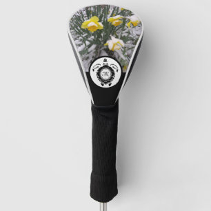 Diamant Sea Turtle Silhouette Monogramm w Foto Golf Headcover