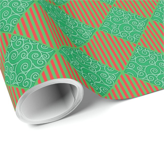 Diamant-Shape-Urlaubspapier Geschenkpapier (Rolleneckpunkt)