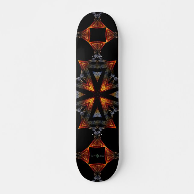 Diamant-Sonnenuntergang Skateboard (Vorne)