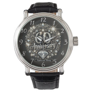 Diamant Splendor: Design des 60. Jahrestags Armbanduhr