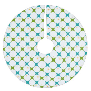 Diamant-Sterne Polyester Weihnachtsbaumdecke