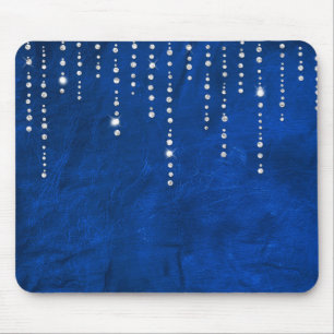 Diamant-Tropfen auf Leder Mousepad