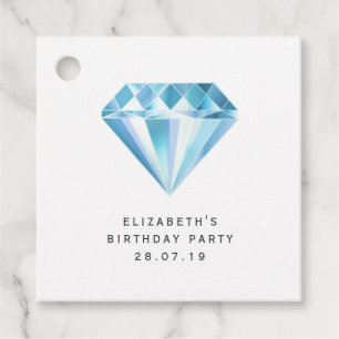 Diamant und Glitzer Lace Geschenkanhänger