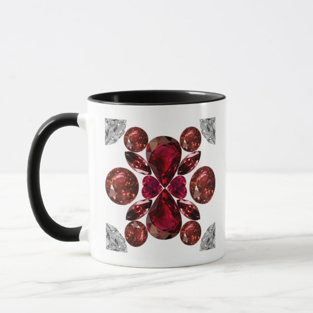 Diamant und Ruby Tasse (Links)