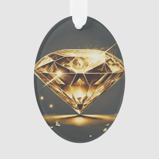 Diamant und Wave Ornament (Vorderseite)