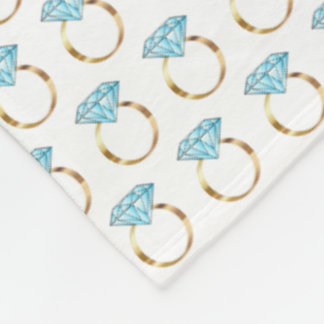 Diamant-Verlobungsring Braut Schmuck Fleecedecke