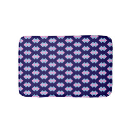 Diamantblaue Badematte