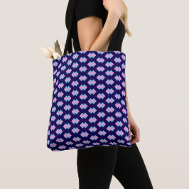 Diamantblaue Tasche