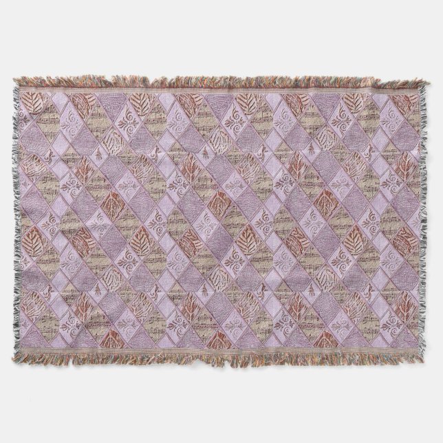 Diamantdesigns in Pinks Decke (Vorderseite)