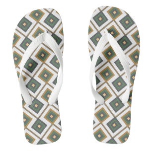 Diamante im Grün Flip Flops